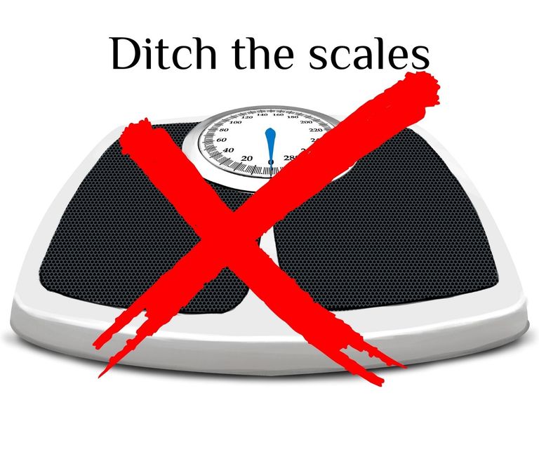 Scales with a red cross through it